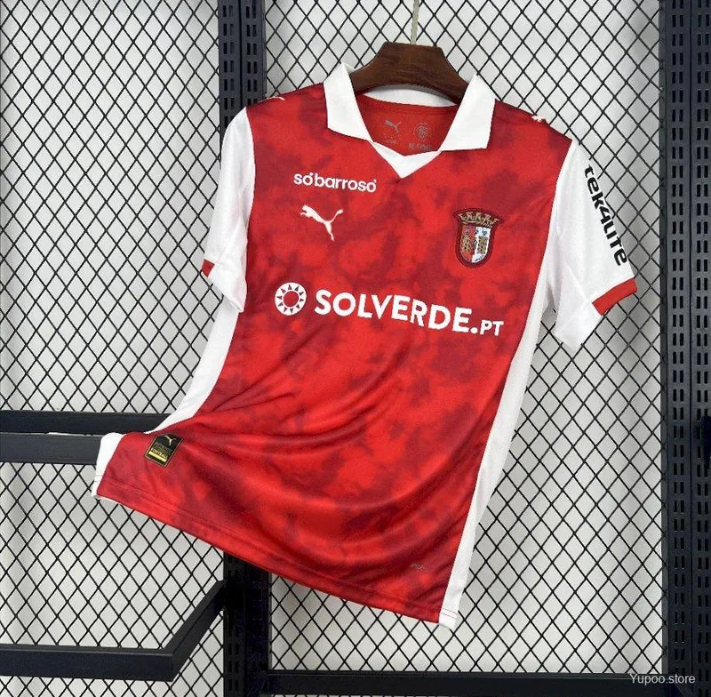 Camiseta SC Braga 2025/26 LOCAL MANGA CORTA VERSION FAN
